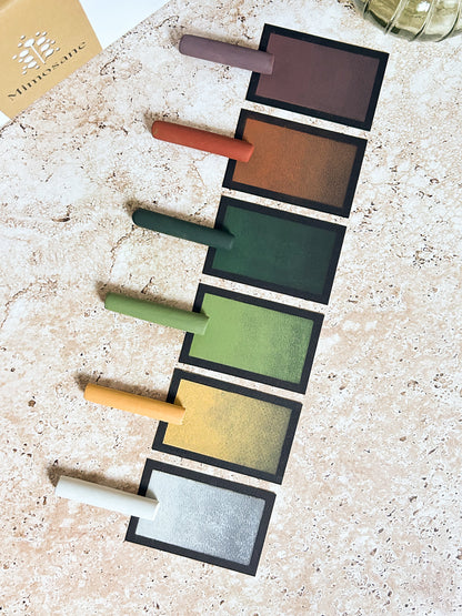 Douceur d'automne - Coffret 6 pastels secs